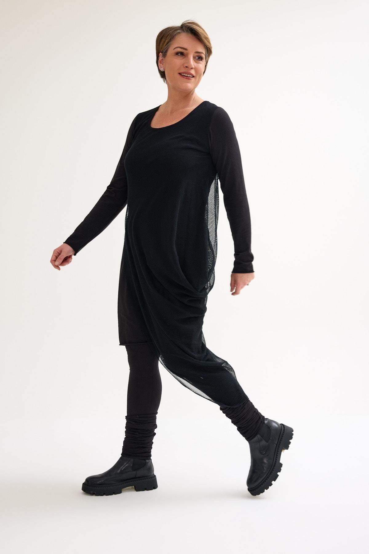 Black Viscose Dress