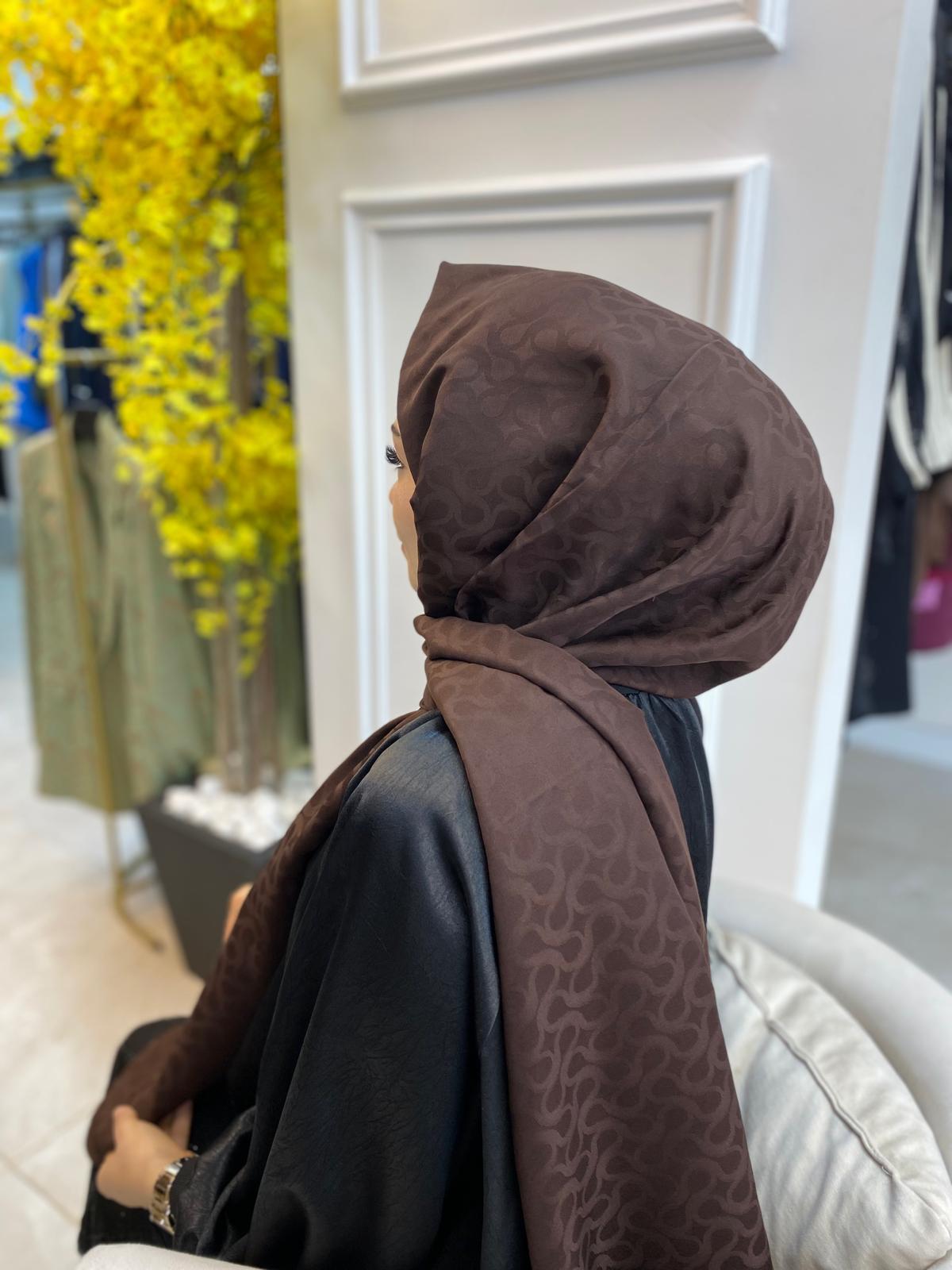 Siyane Sarmaşık Şal 