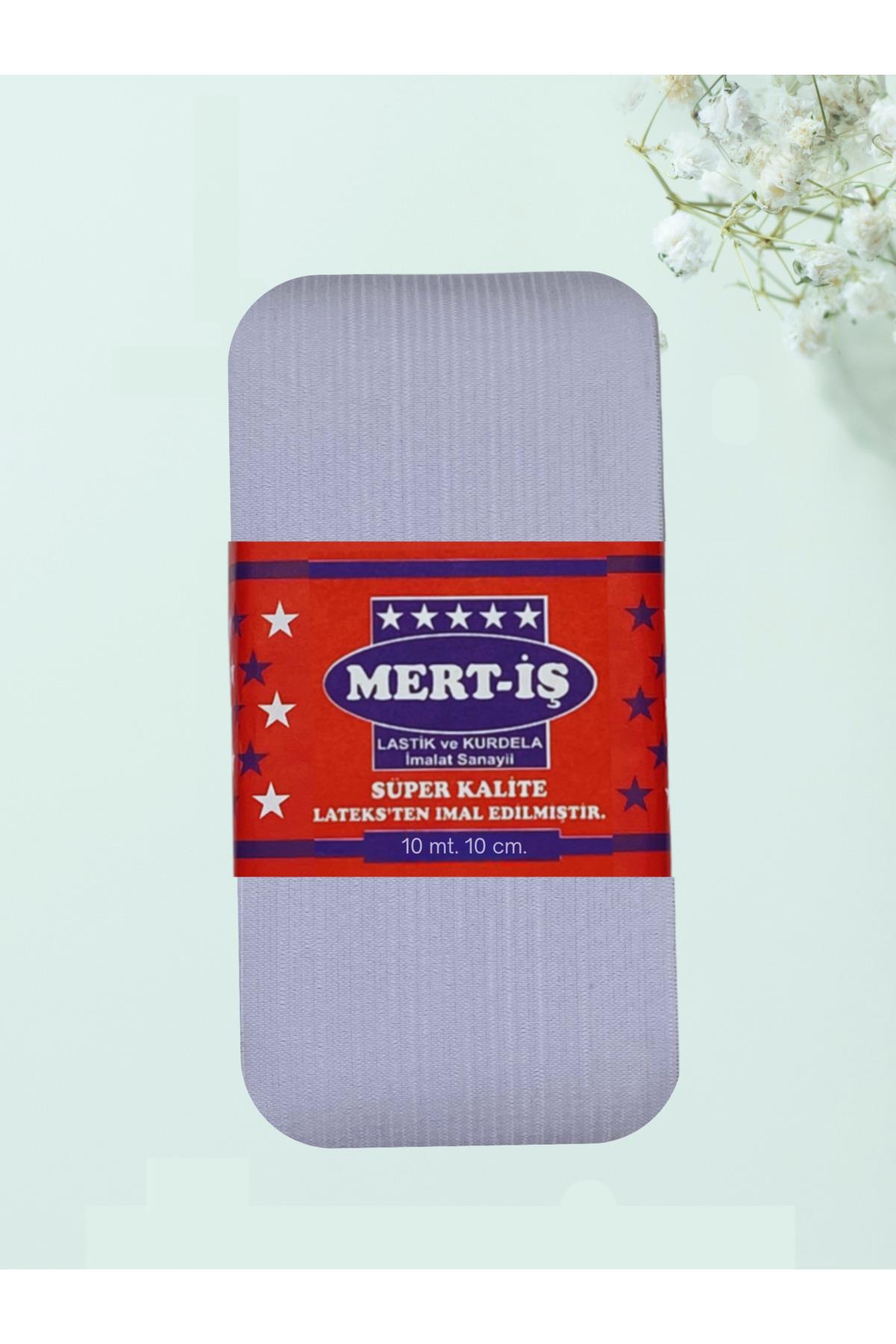 10 cm Paça-Bel-Etek-Eşofman Lastiği Beyaz 10 Metre