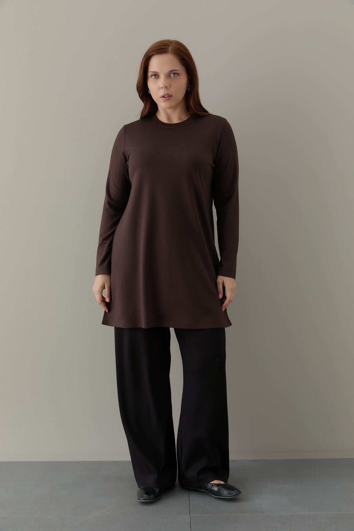 Bambu Kumaş Basic Tunik Takım
