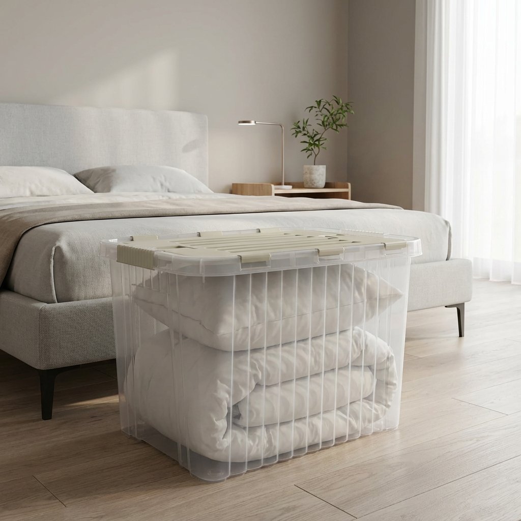 50 Lt Şeffaf Derin Split Box