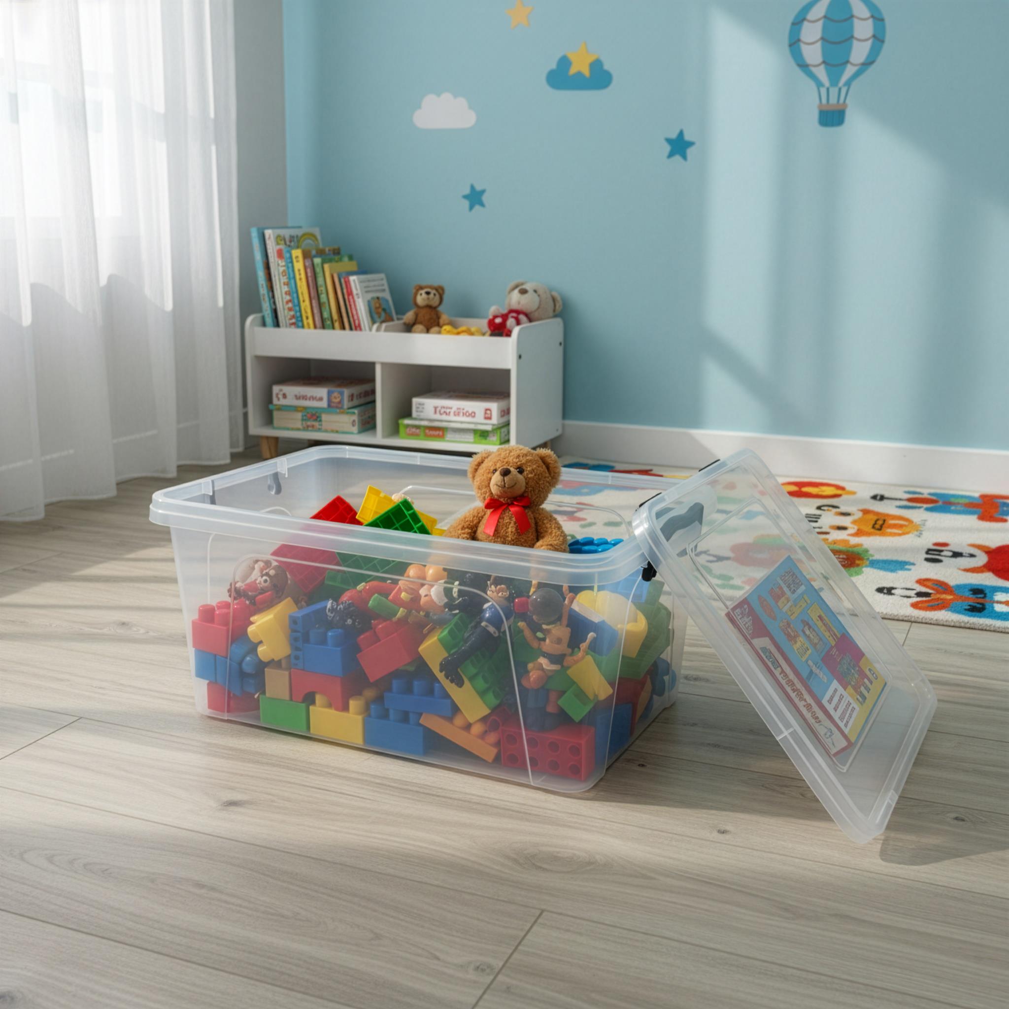 Dikdörtgen Saklama Kabı Orta Boy (7,5-15,20 Lt) 3 Lü Set