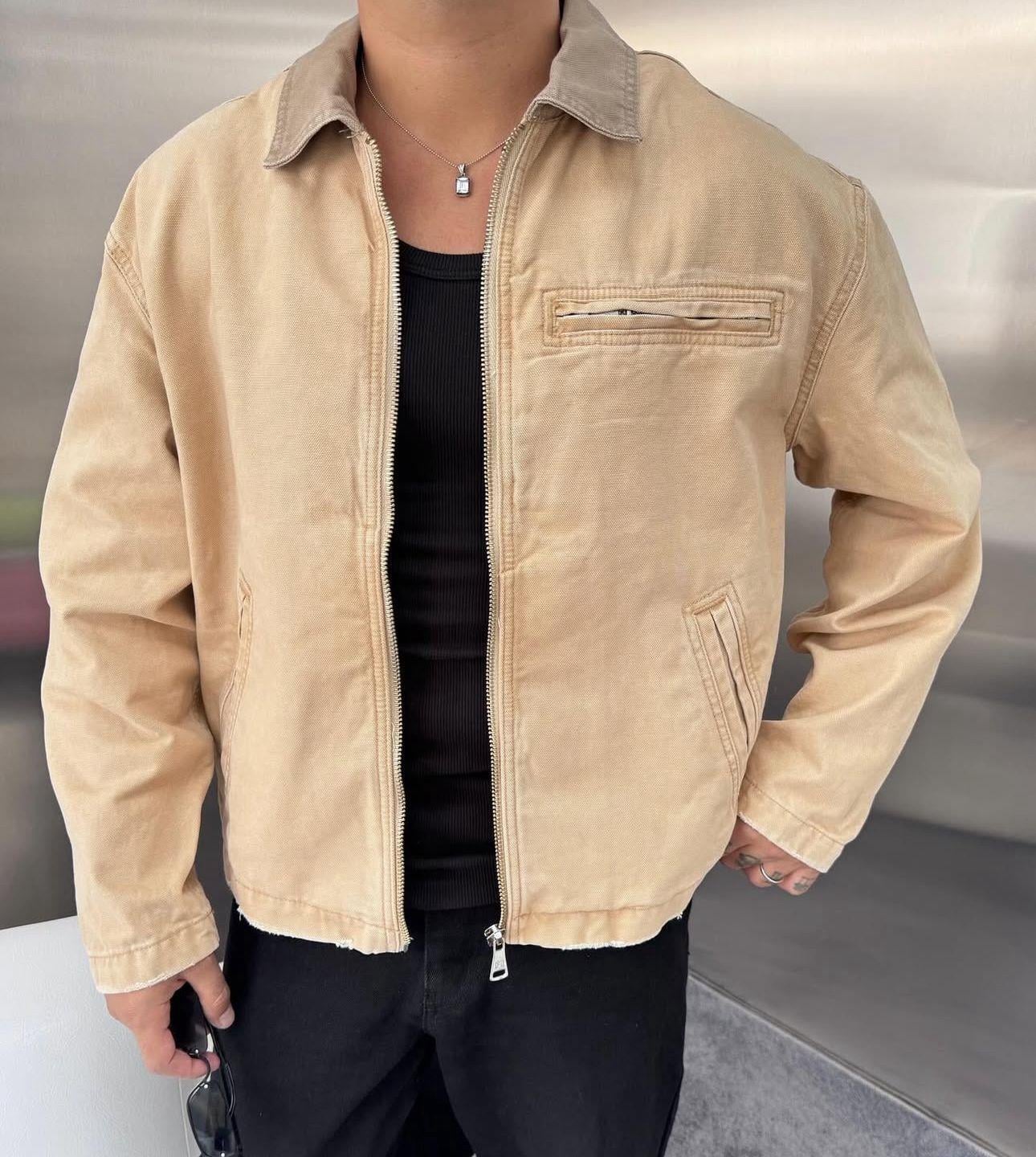 Oversize Kot Ceket Bej