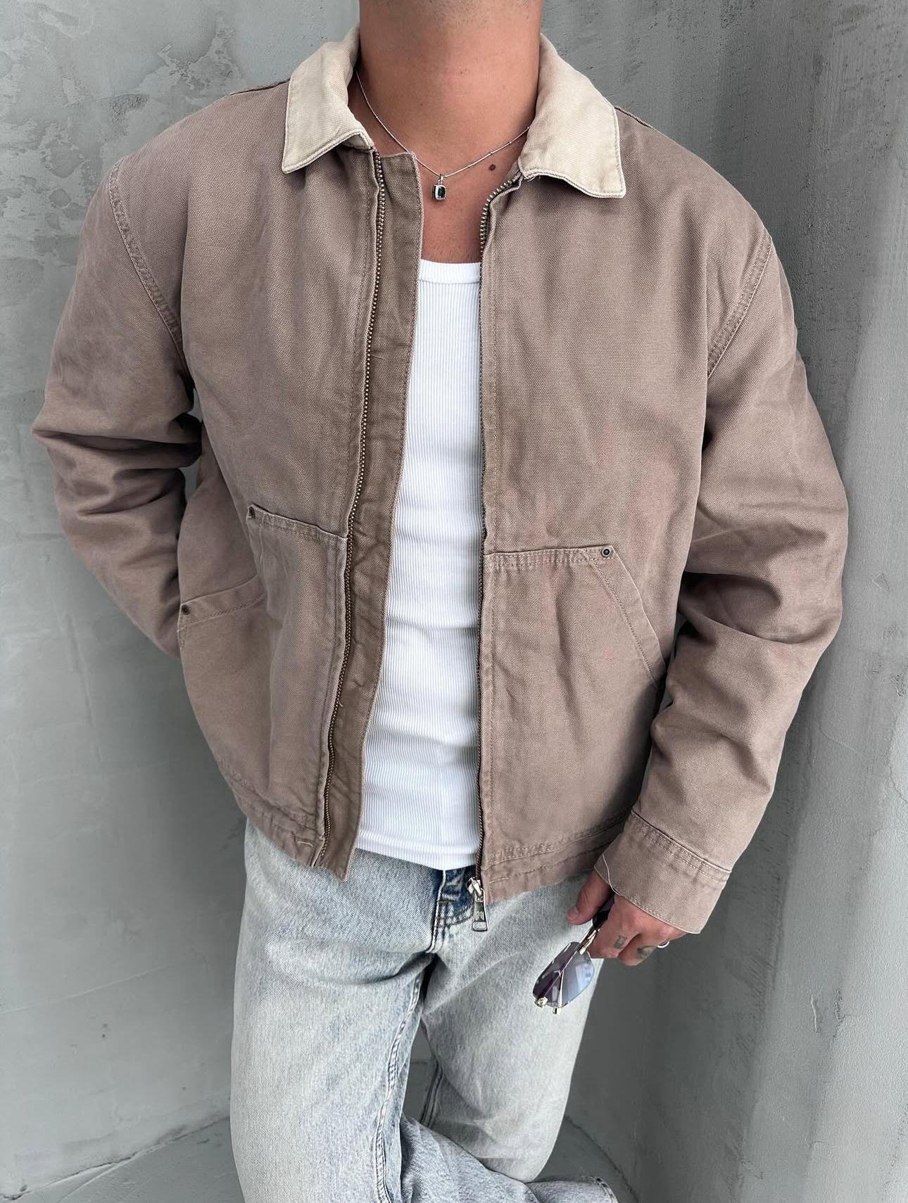 Oversize Kot Ceket Toprak