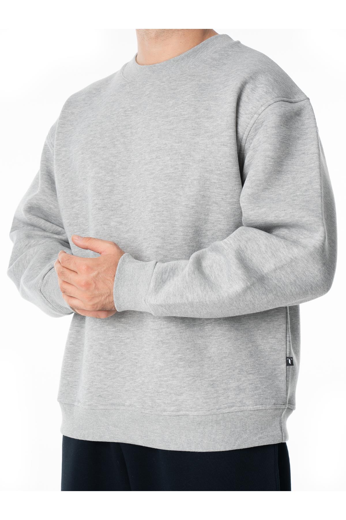 SIFIR YAKA SWEATSHİRT