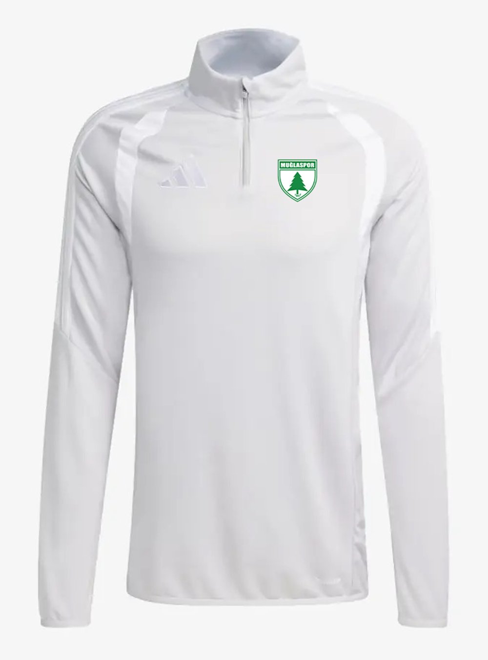 MUĞLASPOR ADİDAS GRİ YARIM FERMUAR ANTRENMAN EŞOFMAN ÜSTÜ