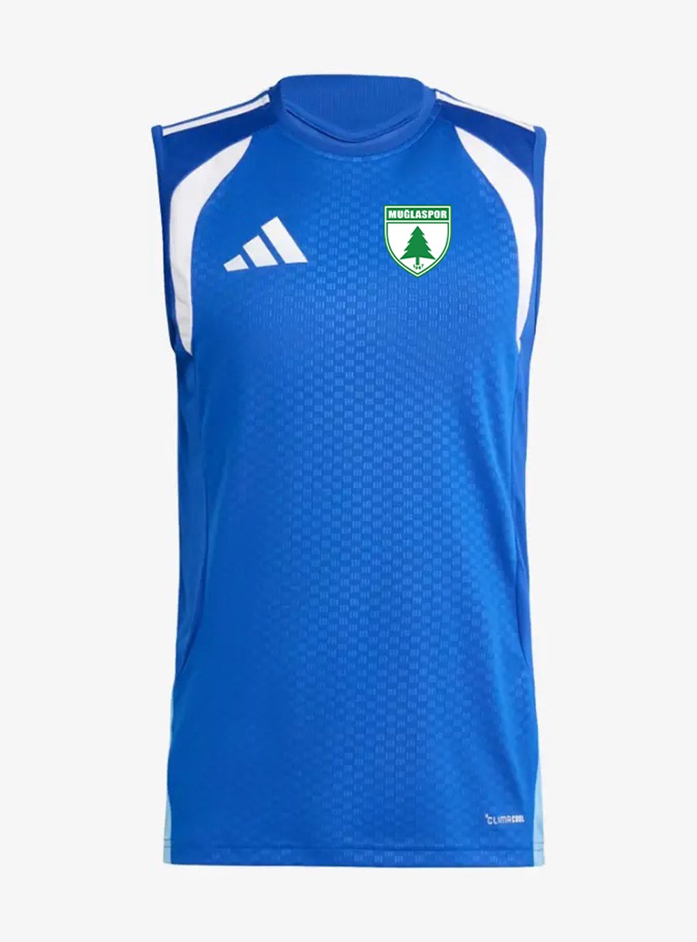 MUĞLASPOR ADİDAS MAVİ KOLSUZ ANTRENMAN T-SHİRT