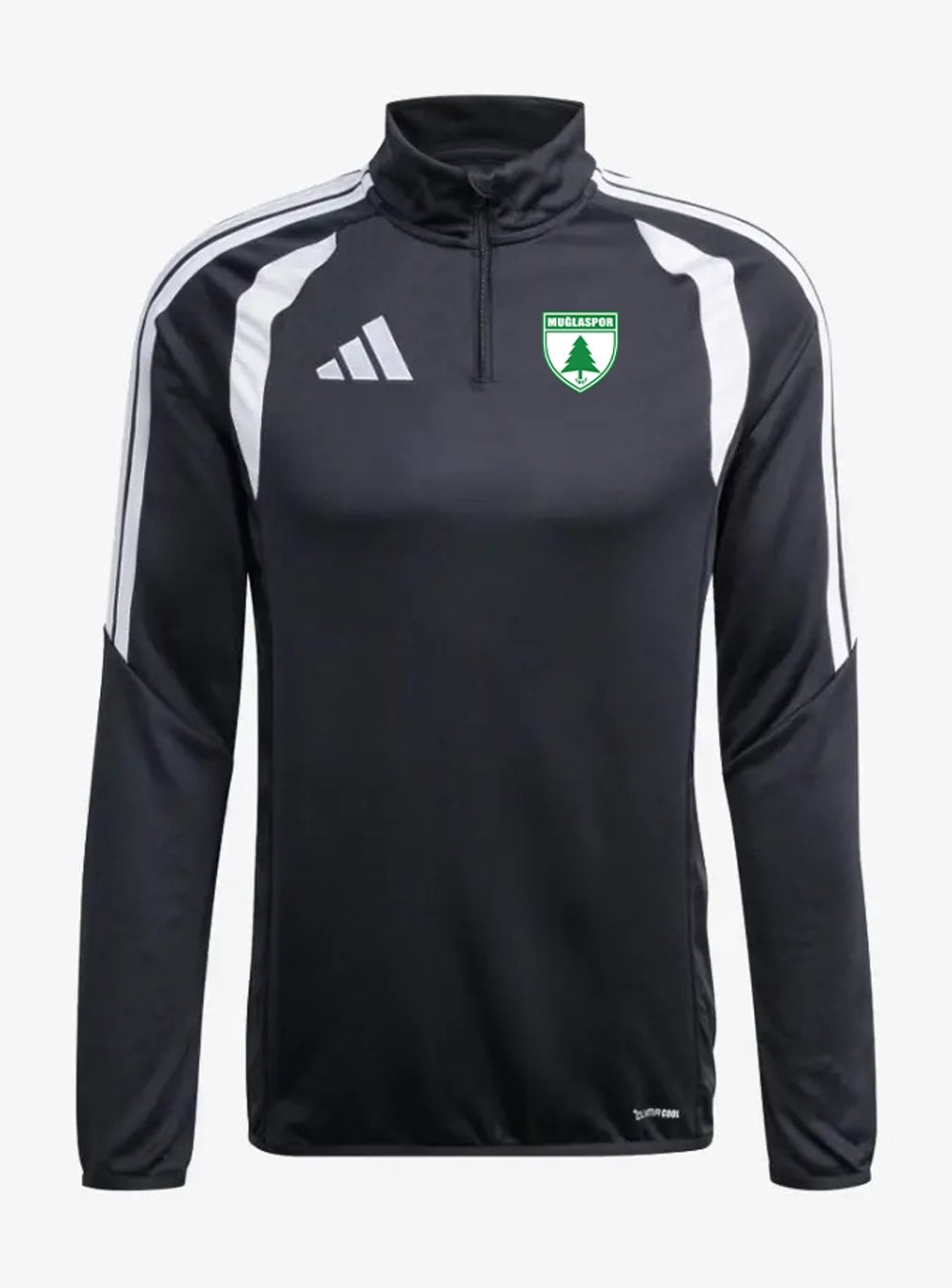 MUĞLASPOR ADİDAS SİYAH YARIM FERMUAR ANTRENMAN EŞOFMAN ÜSTÜ
