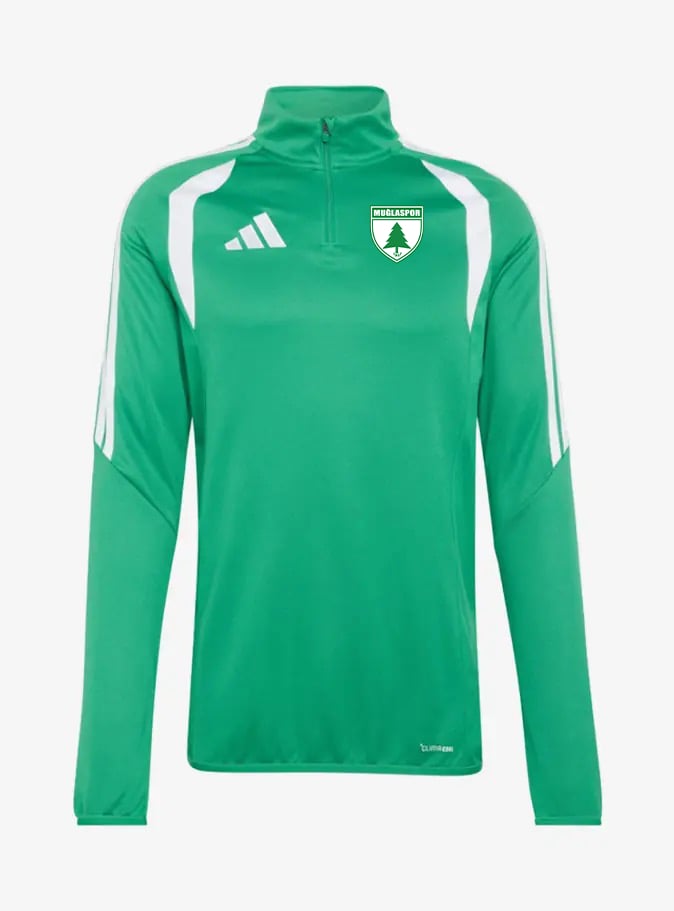 MUĞLASPOR ADİDAS YEŞİL YARIM FERMUAR ANTRENMAN EŞOFMAN ÜSTÜ