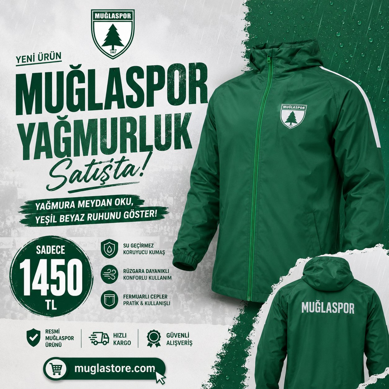 MUĞLASPOR YAĞMURLUK