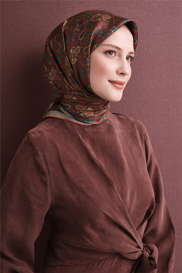 Armine Saf İpek Sura Eşarp 9609D 03