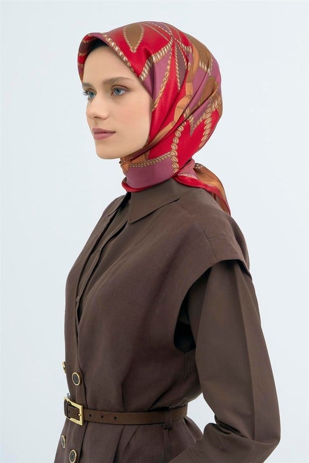Armine Saf İpek Twill Eşarp 9531D 52