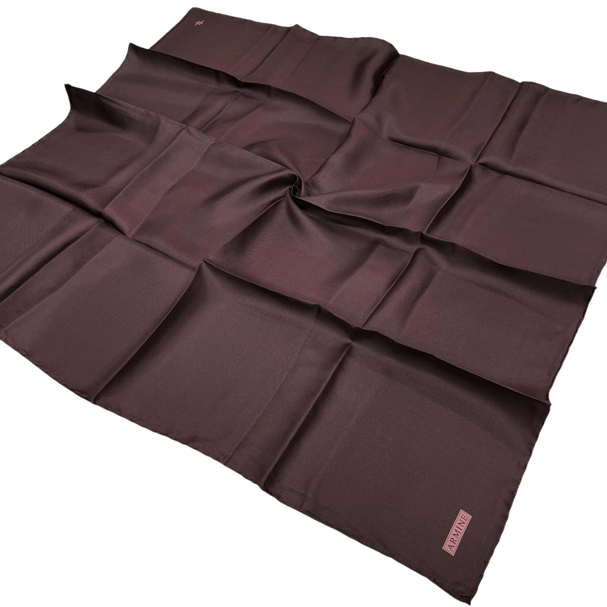 Armine Twill Eşarp Acı Kahve
