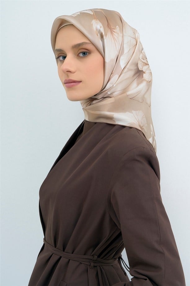 Saf İpek Sura Eşarp 9505D 85