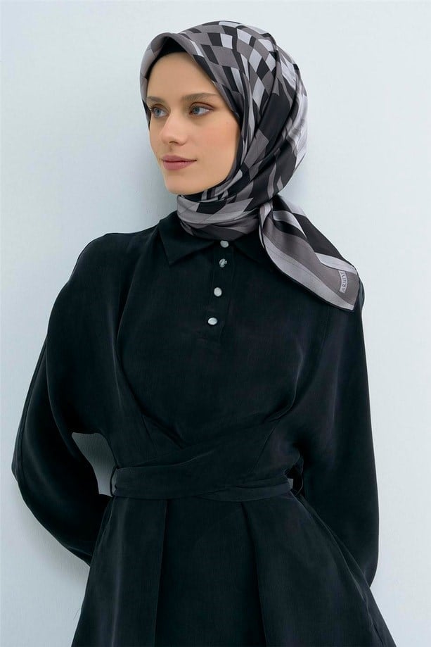 Saf İpek Sura Eşarp 9507D 86