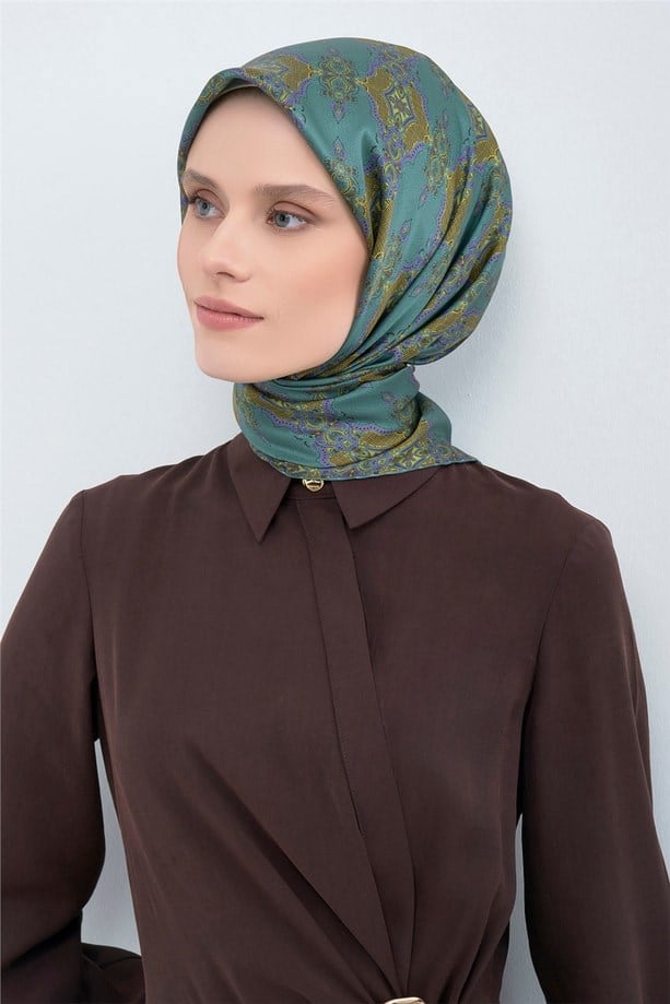 Saf İpek Sura  Eşarp 9522D 80