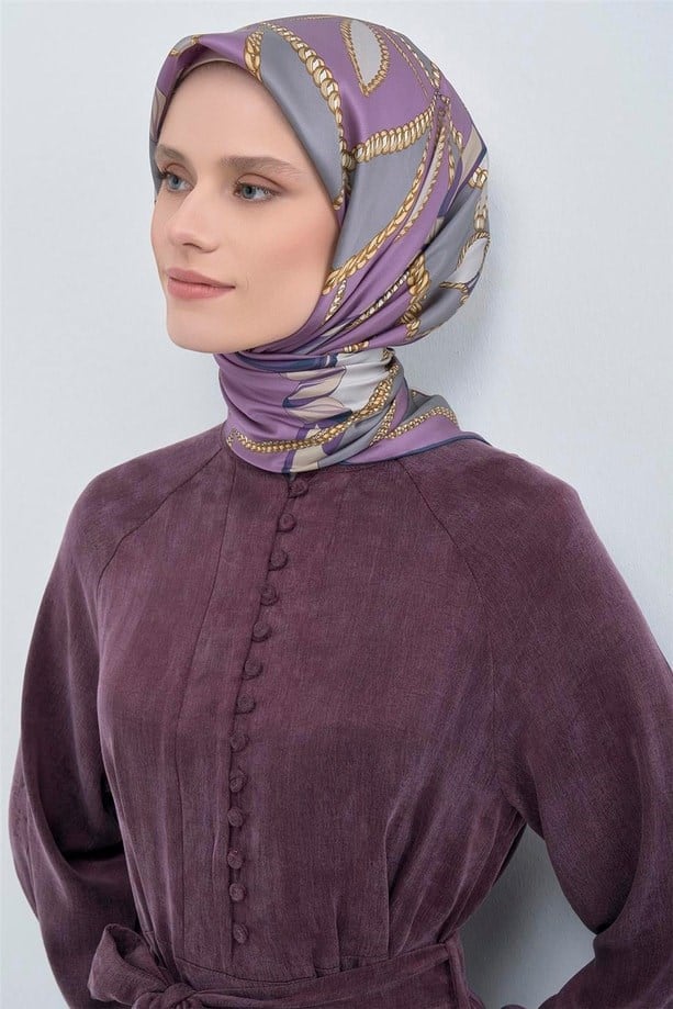 Saf İpek Sura Eşarp 9531D 35