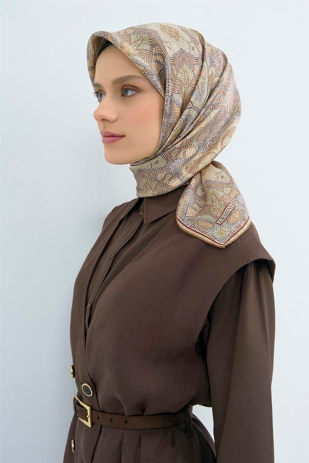 Saf İpek Sura Eşarp 9540D 32