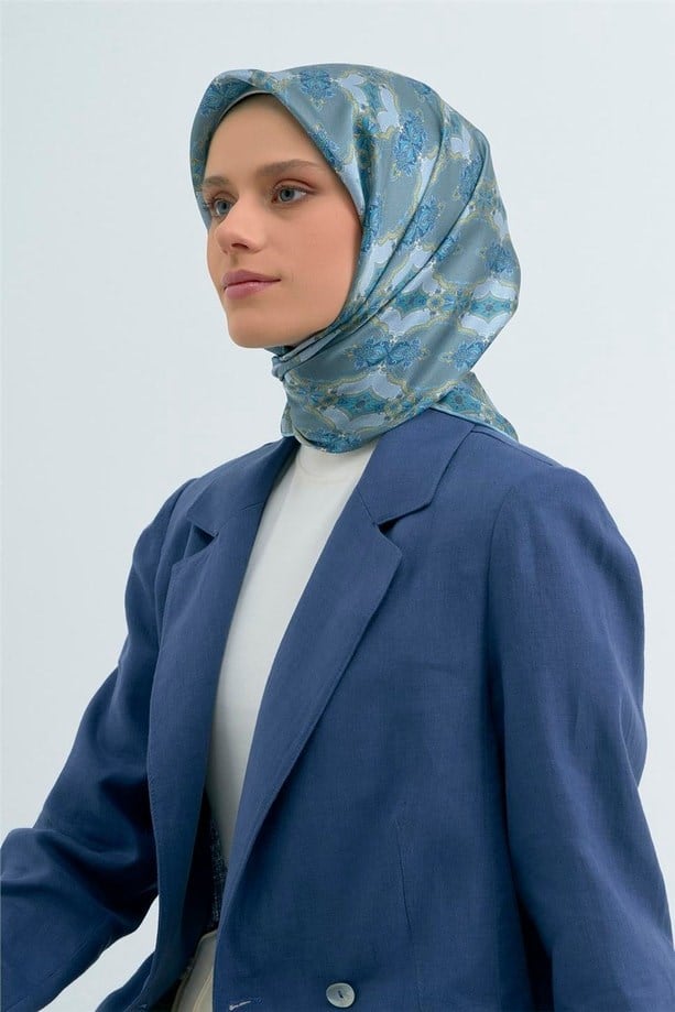Saf İpek Twill Eşarp 9522D 32