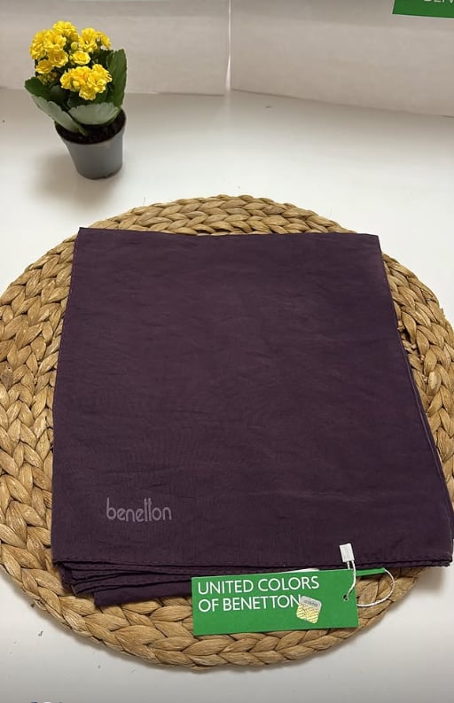United of Benetton - Siena Eşarp Mürdüm