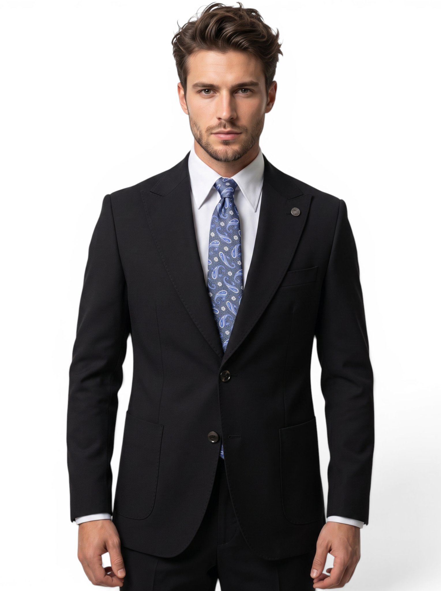 Signature | Atelier Siyah Torba Cepli Takım Elbise