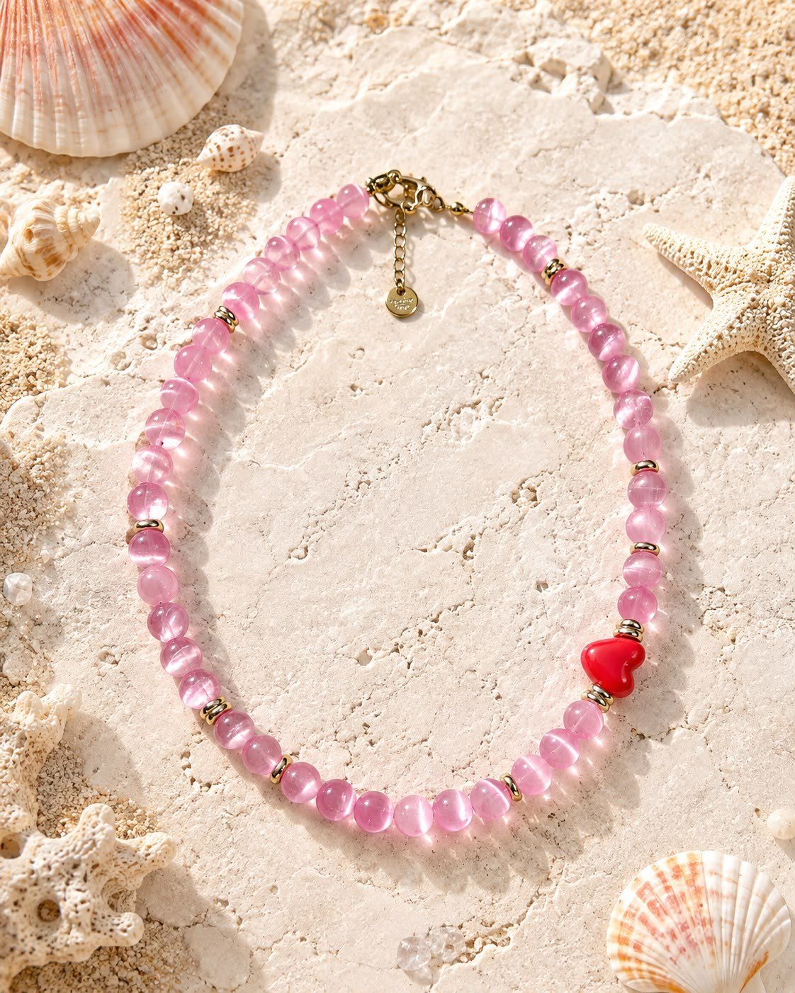 AMORE BLUSH - SELENİT KOLYE