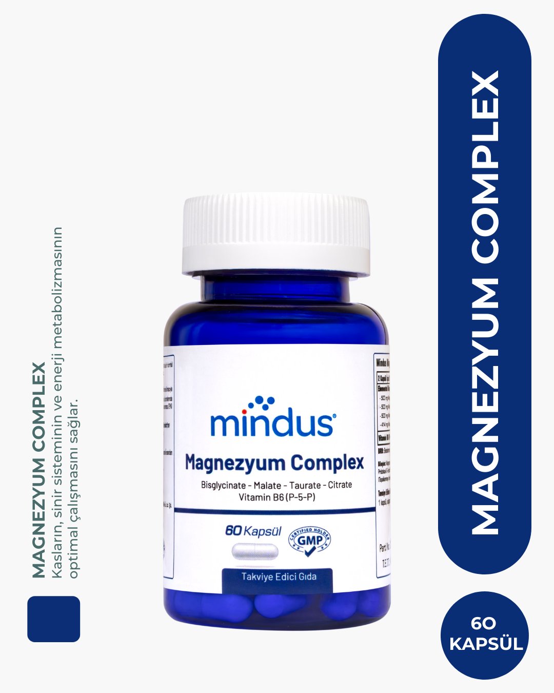Magnezyum Complex 60 Kapsül