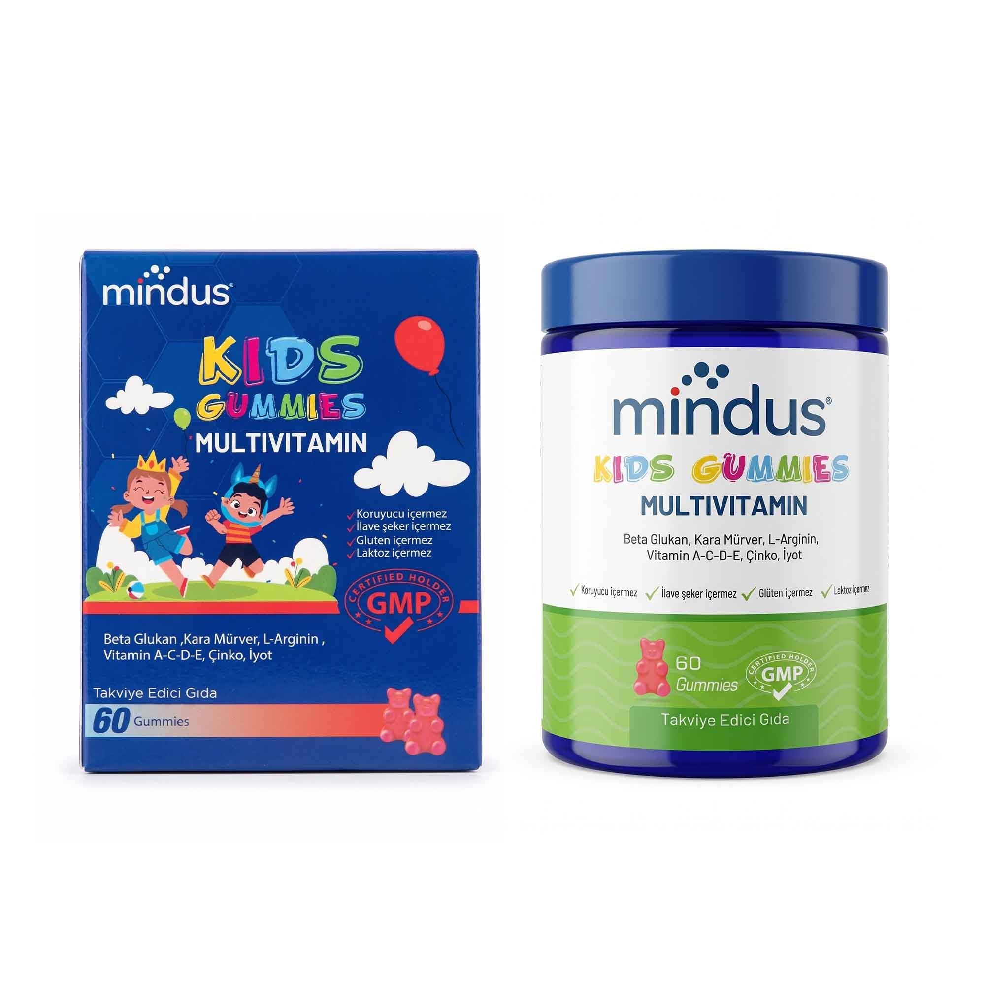Mindus Kids Multivitamin 60 Gummies