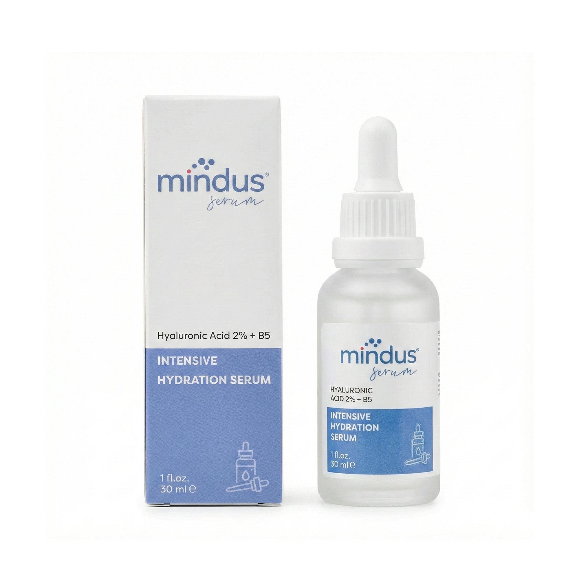 Yoğun Nemlendirme ve Dolgunlaştırıcı Etkili Yenileyici Cilt Bakım Serumu (Hyaluronic Acid 2% + B5)