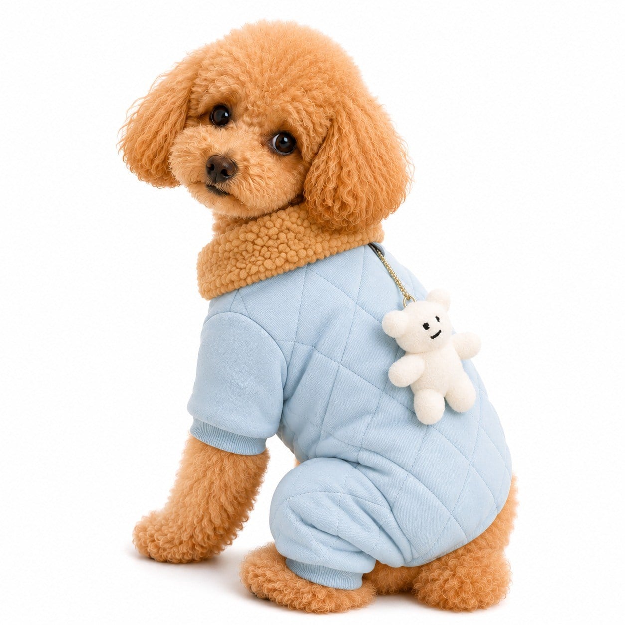 DolcePets Ayıcıklı Tulum Mont/Gri