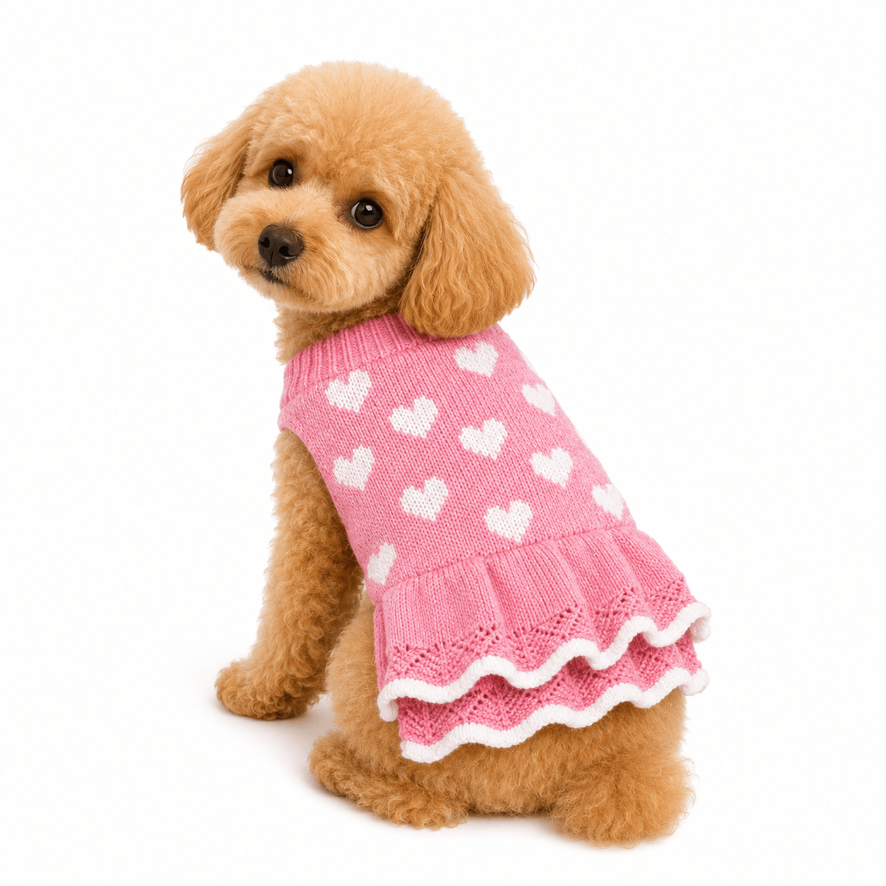 DolcePets Kalpli Elbise/Pembe