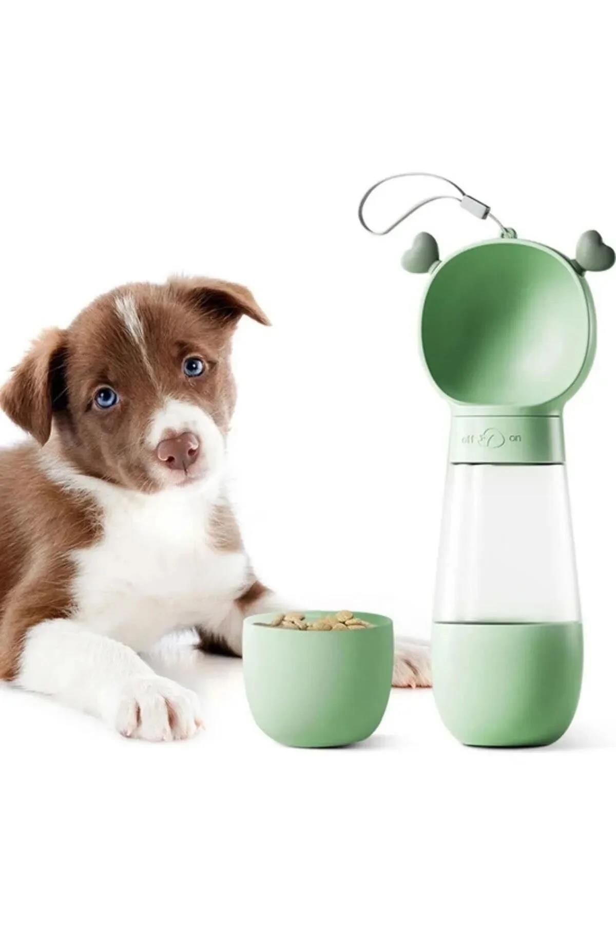 DolcePets Mama Kabı Ve Taşınabilir Suluk/Yeşil