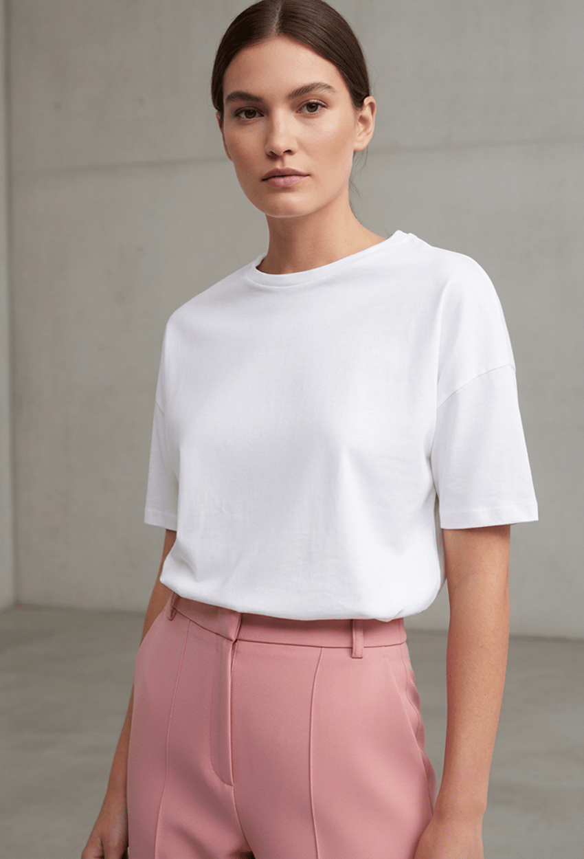 Basic T-Shirt-Beyaz