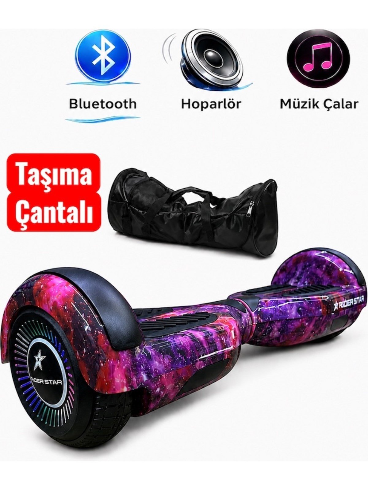 RYDER STAR RS-S5 Rainbow Galaxy Purple Grafiti