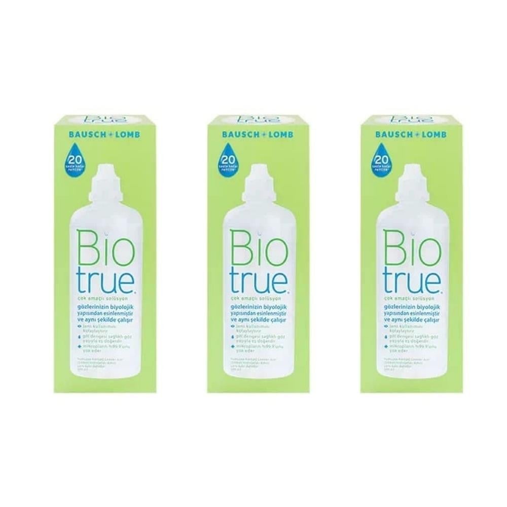 Bio True 3 Adet 300 ml Lens Solüsyonu