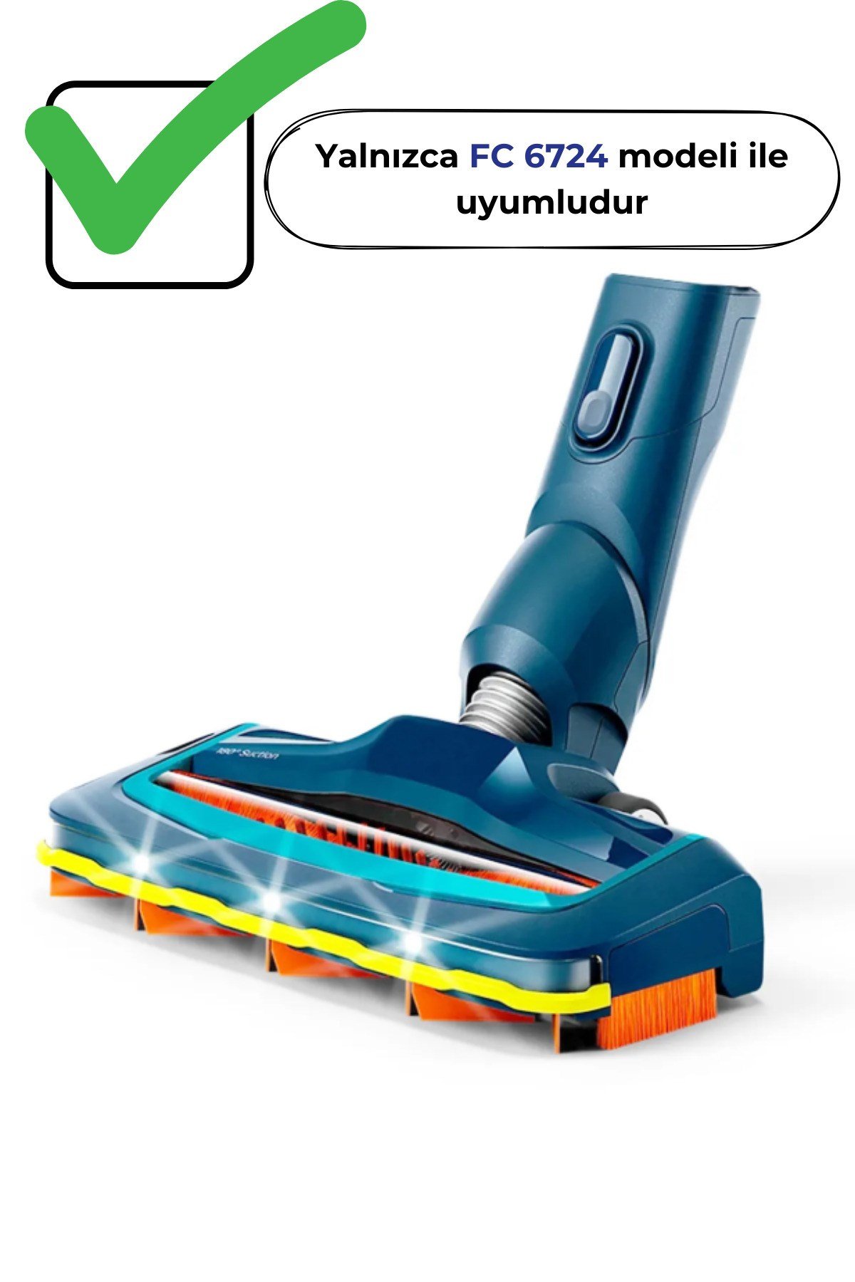 Fc 6724 Speed Pro Uyumlu Led Işıklı Süpürge Emici Başlık