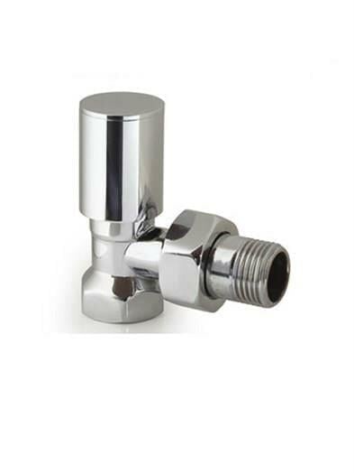 Krom Vana 1/2 Normal Metal Silindir Gövdeli Radyatör Havlupan Vanası