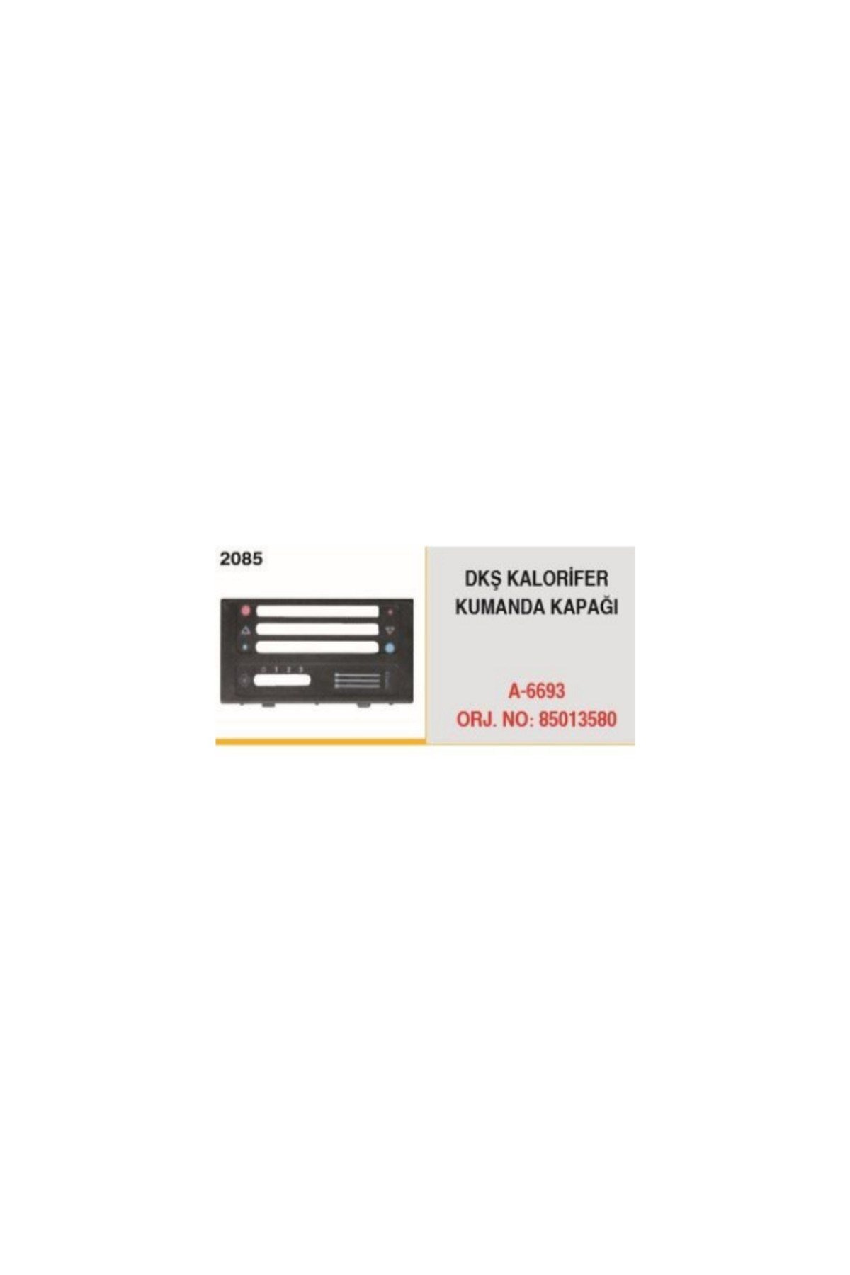 KALORİFER KUMANDA PANELİ DKŞ M131 85013580