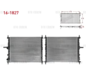 SU RADYATORU MEKANIK BIDONLU FIAT BRAVO (182) 1.6 16v AC-/M-T 1995-2004