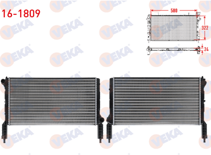 SU RADYATORU MEKANIK FIAT DOBLO (119,223) 1.9 D M-T AC + 2001-2010