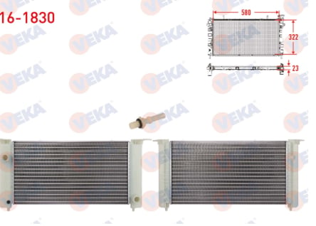 SU RADYATORU MEKANIK FIAT STILO (192) 1.2 16v M-T AC+/- 2001-2006