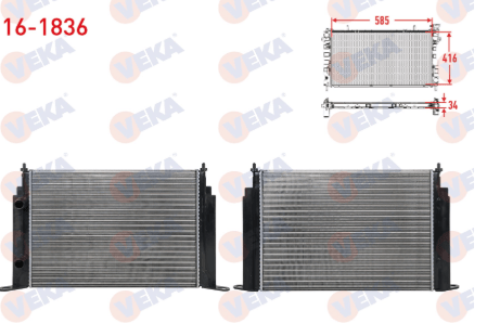 SU RADYATORU MEKANIK FIAT STILO (192) 1.8 16v M-T AC+/- 2001-2005
