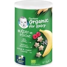 Gerber Organik Buğday ve Yulaflı , Domates, Havuç ve Soğanlı Bebek Atıştırmalığı 35g