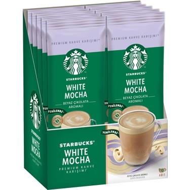 Starbucks White Mocha 24 Gr  10 adet  