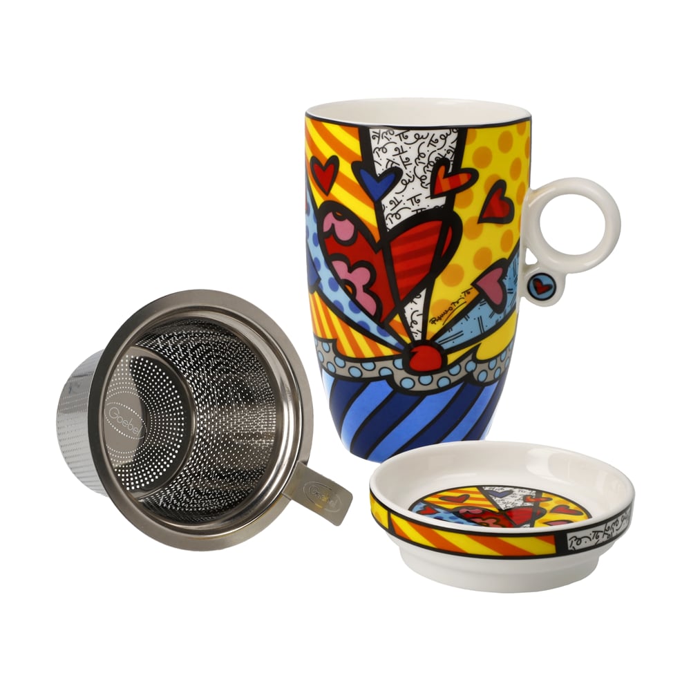Goebel Porzellan GmbHGoebel x Romero Britto66453221A New Day Mug | Romero Britto | GoebelA New Day Mug