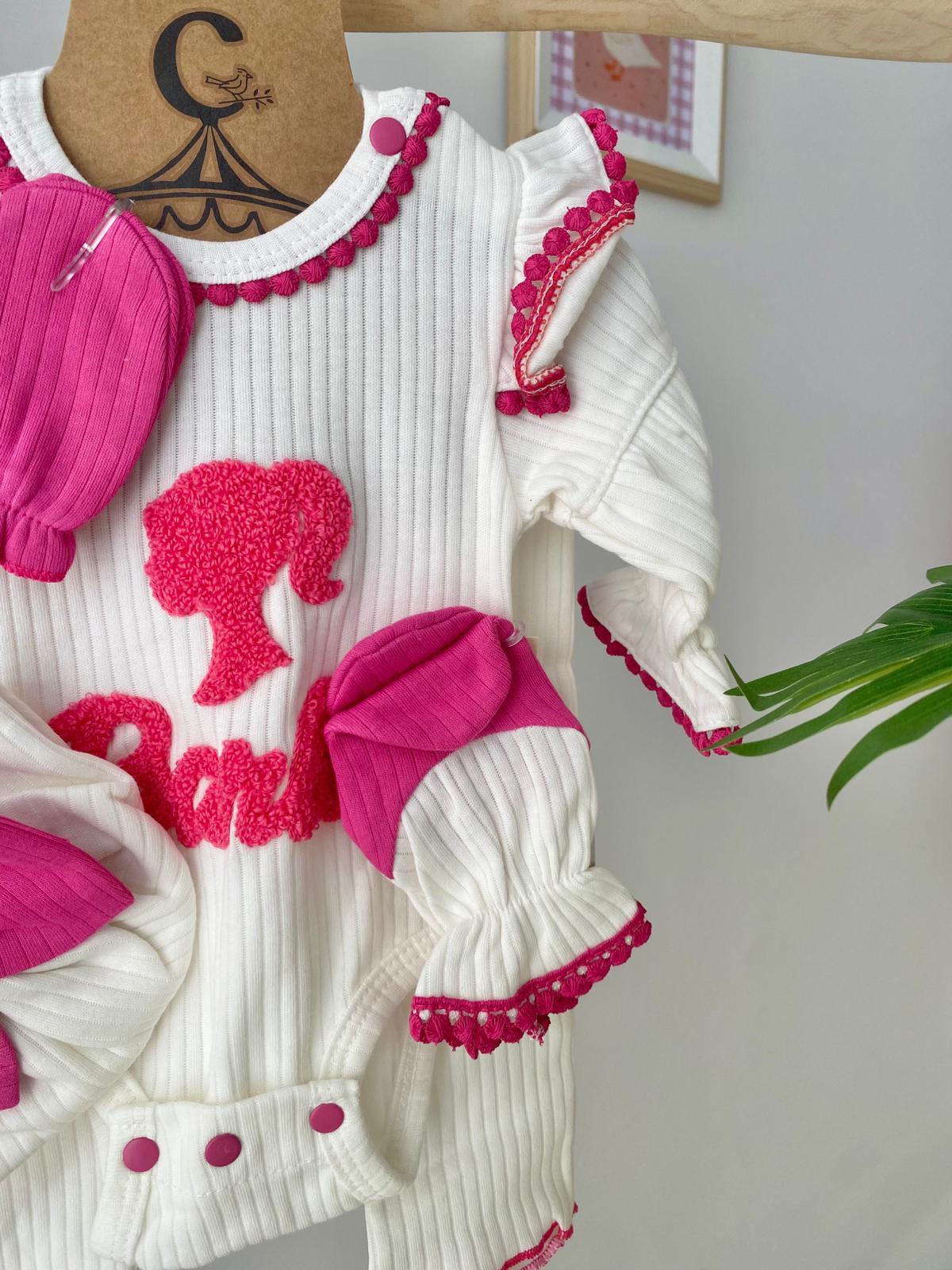 Barbie Botlu 5'li Takım Beyaz