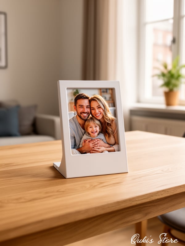 Fotoğraf Çerçevesi 9x6 cm, Instax Boyutları ile Uyumlu, Masaüstü Instax Çerçevesi, 1 Adet,