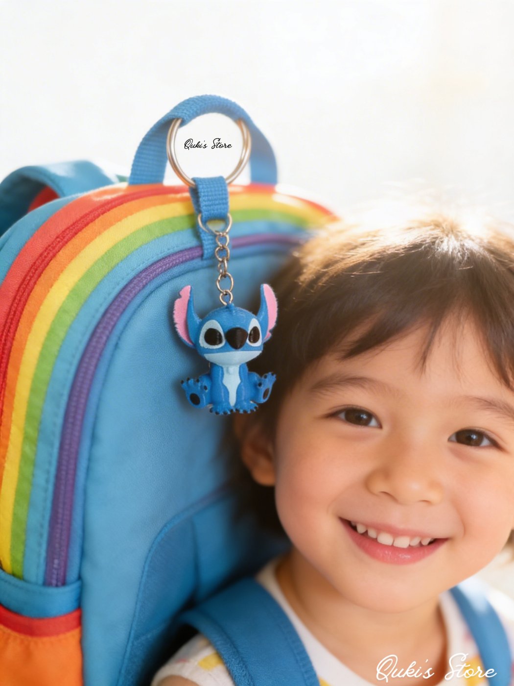 Mavi Stitch, Dekoratif Anahtarlık ve Çantar Charmı, 1 Adet