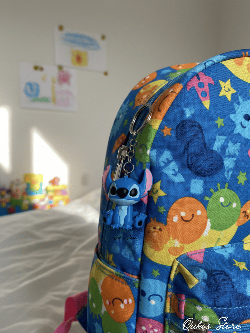Mavi Stitch, Dekoratif Anahtarlık ve Çantar Charmı, 1 Adet