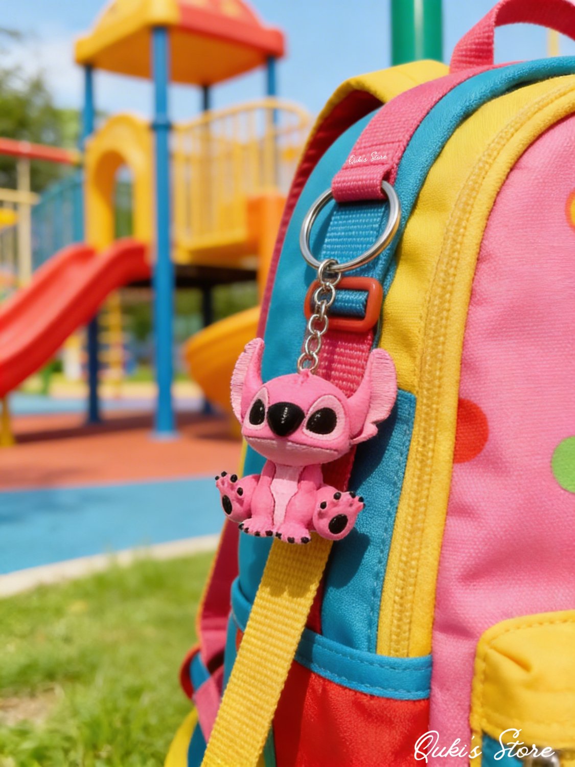 Pembe Stitch, Dekoratif Anahtarlık ve Çantar Charmı, 1 Adet